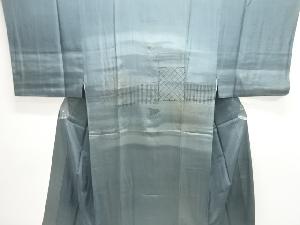 アンティーク　柵模様男物長襦袢